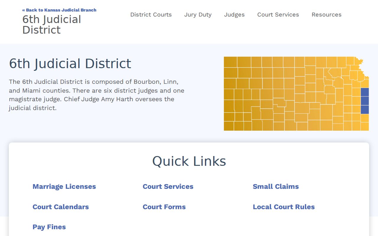 Kansas District Court Records access guidance for civil cases
