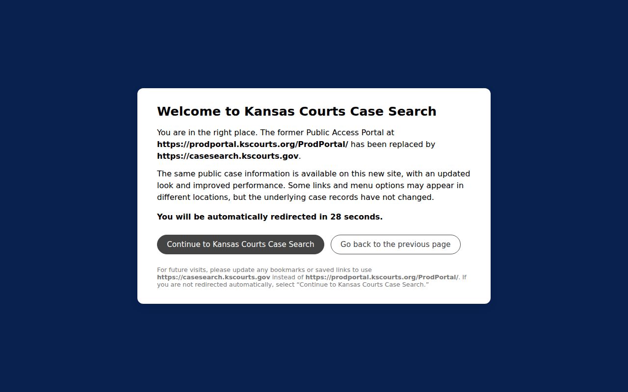 Ford County court calendar access in Kansas Smart Search
